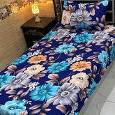 4 Pieces Crystal Cotton Single Pair Bedsheet  SB 542
